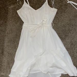 She + Sky White dress
